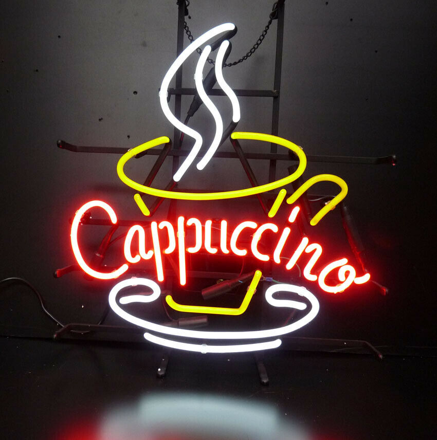 Neon Cappuccino Coffee Sign