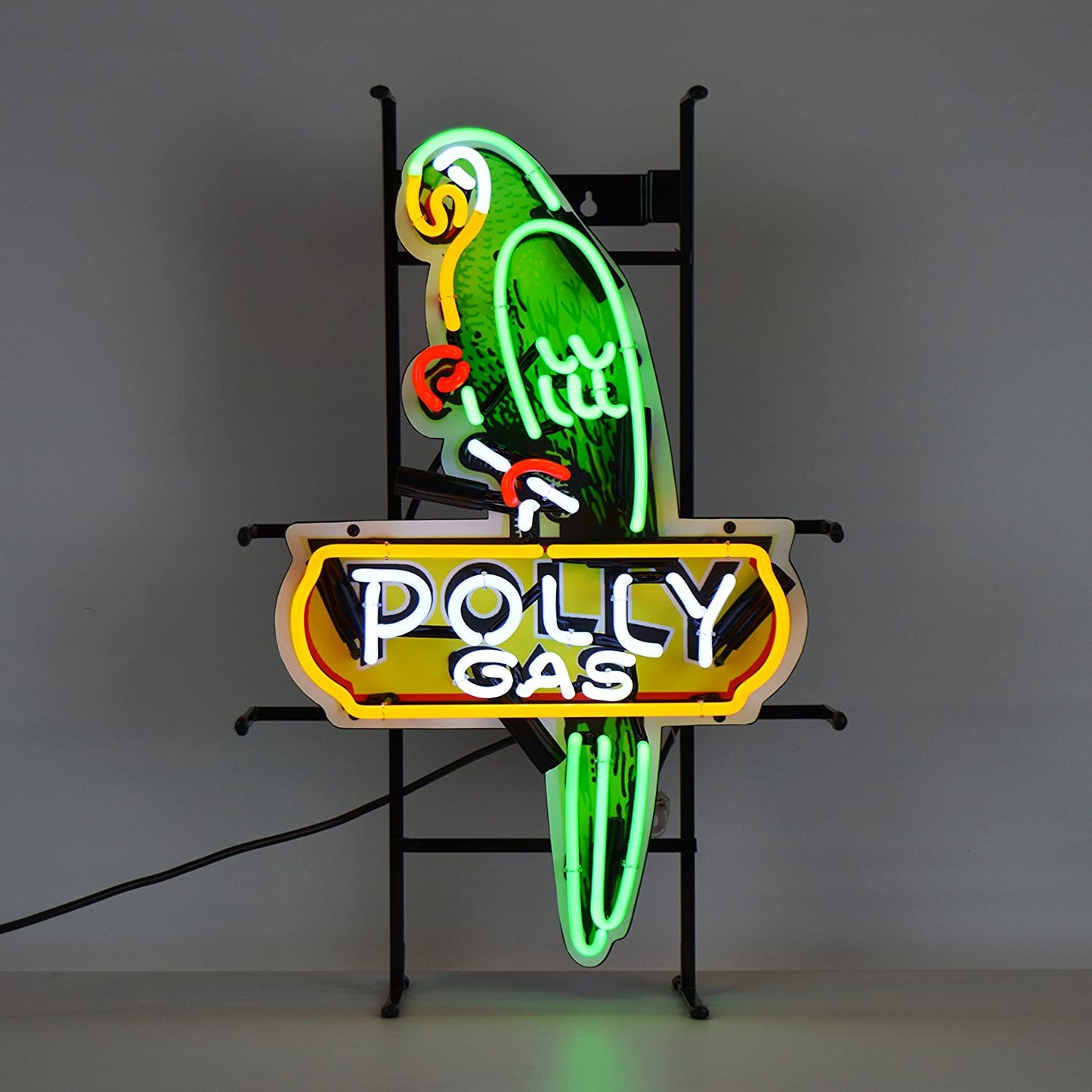 Neon Polly Gas Sign 19x15 Custom Glass Neon